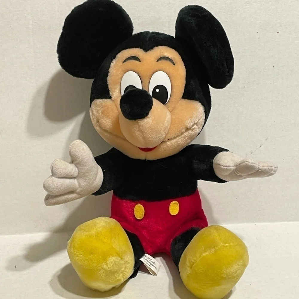 Vintage DisneyLand Stuffed Mickey Mouse Plush - Picture 2 of 11